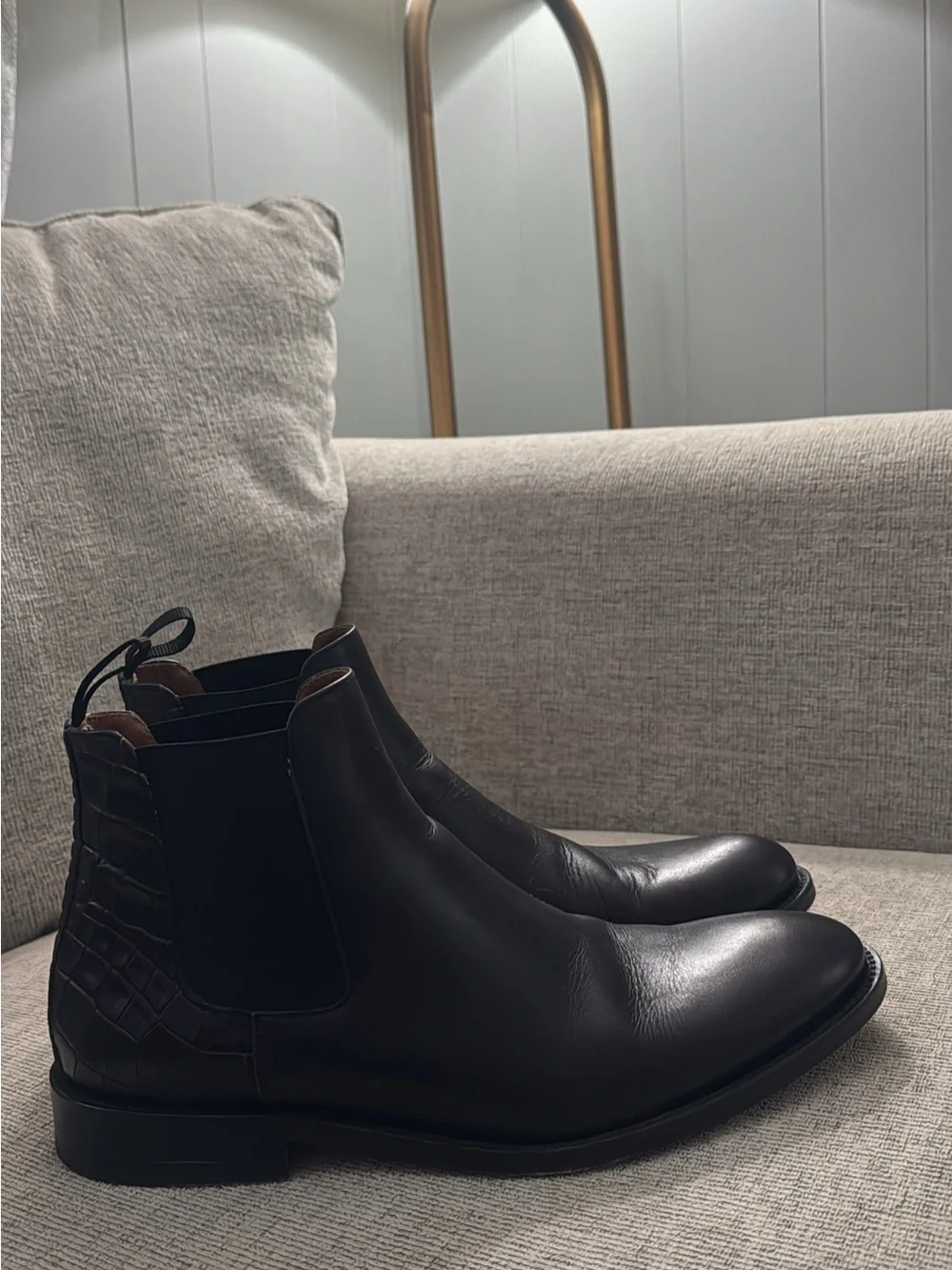 Taft Black Chelsea Boots - Smooth Leather Ankle Boots